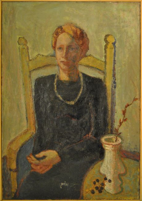 Portret van mevrouw S.C. van Heel-Spiering